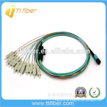 Tipo de cinta de la fuente de la fábrica Cable de remiendo MPO / SC de la fibra óptica